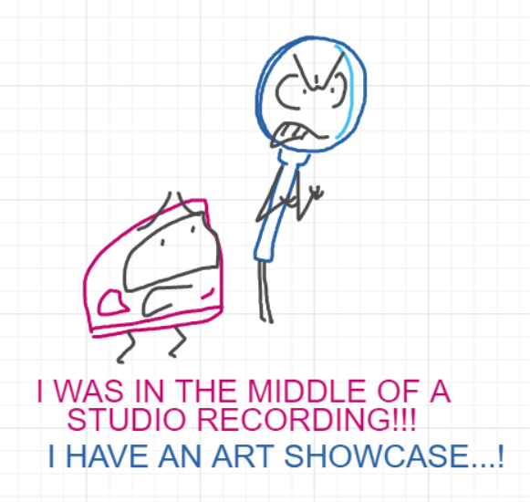 A panel from That's Apples, Mate, episode one of the Board Boards object show by Furretwalk/WalkingFurret.