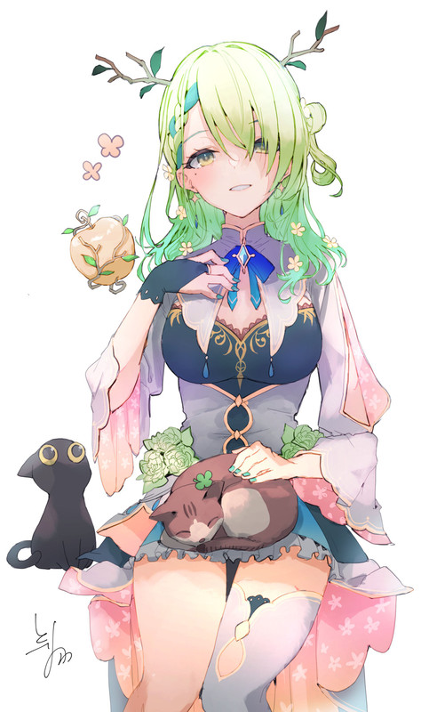 ceres-fauna-snail-and-clover-hololive-and-1-more-drawn-by-tokorinowa-da926b15befff8c3d04a6d494b97