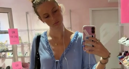 Fully Naked Girl Showing Off Her Perfect Big Tits and Hard Nipples