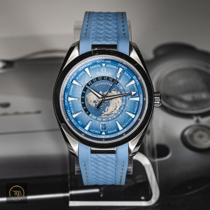 Omega Aquaterra WorldTimer Summer Blue - Image 2