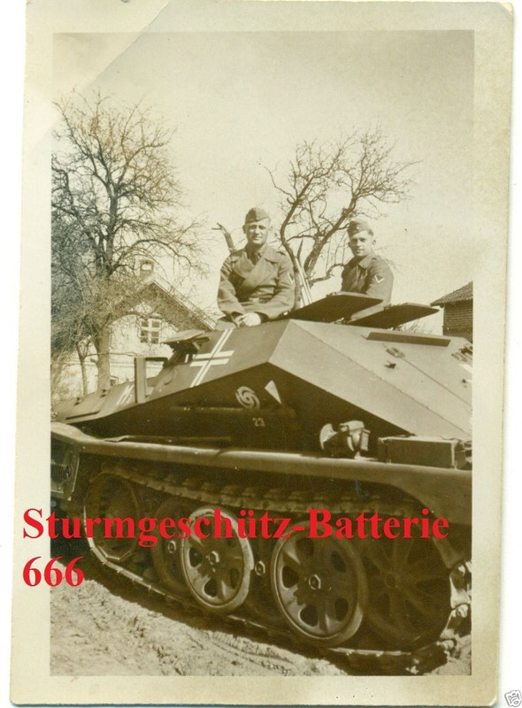 STURMGESCHÜTZ-BATTERIE 666 - SdKfz mit WAPPEN