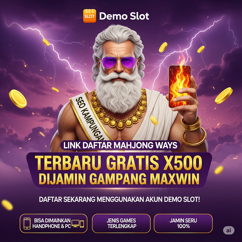 Demo Slot: Link Daftar Mahjong Ways Terbaru Gratis x500 Dijamin Gampang Maxwin