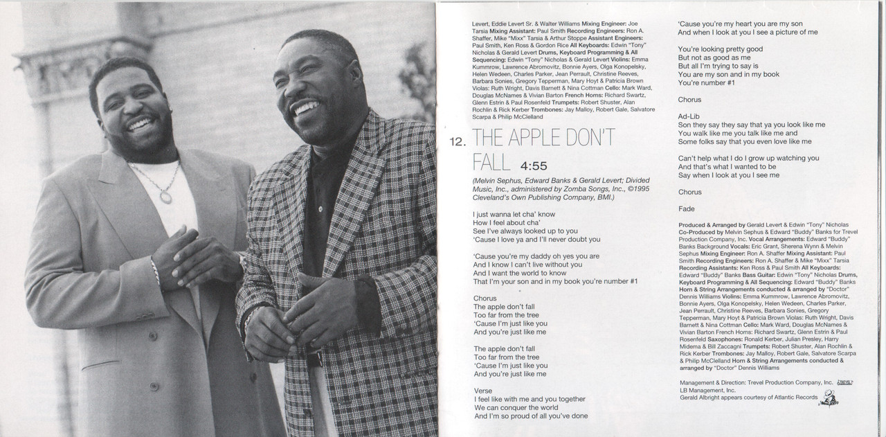 Gerald Levert Father & Son BOOK 8 [1995]