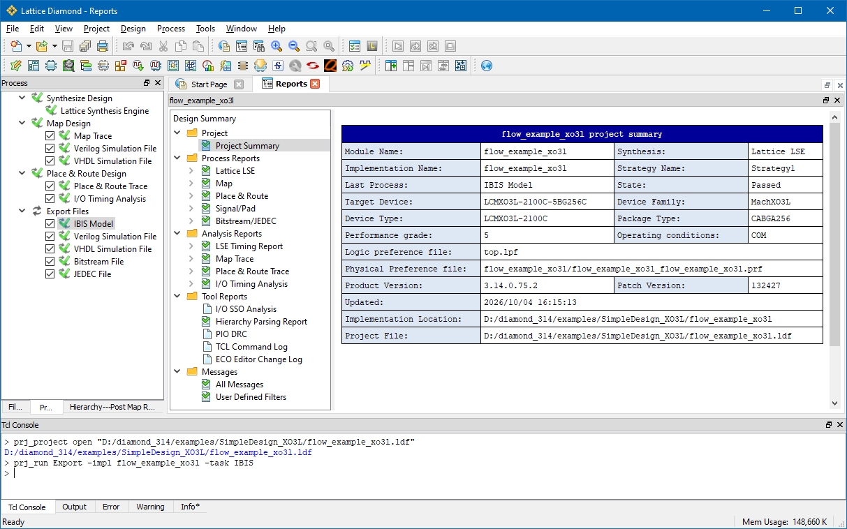 Working with Lattice Semiconductor Diamond 3.14.0.75.2 full activated