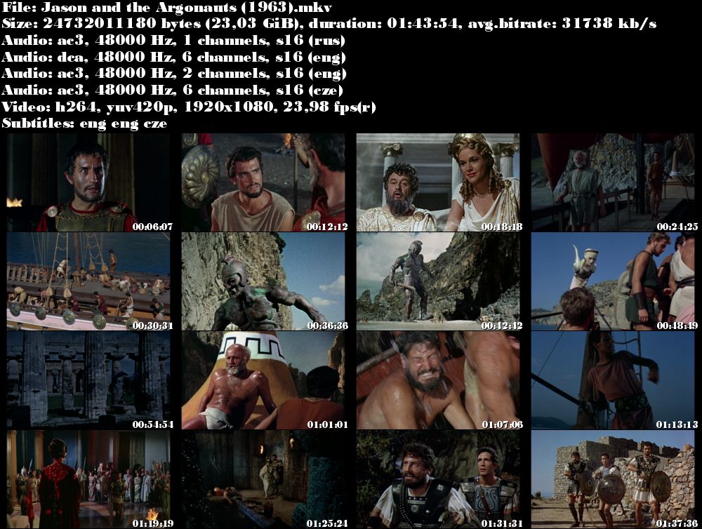 Jáson a Argonauti / Jason and the Argonauts (1963)