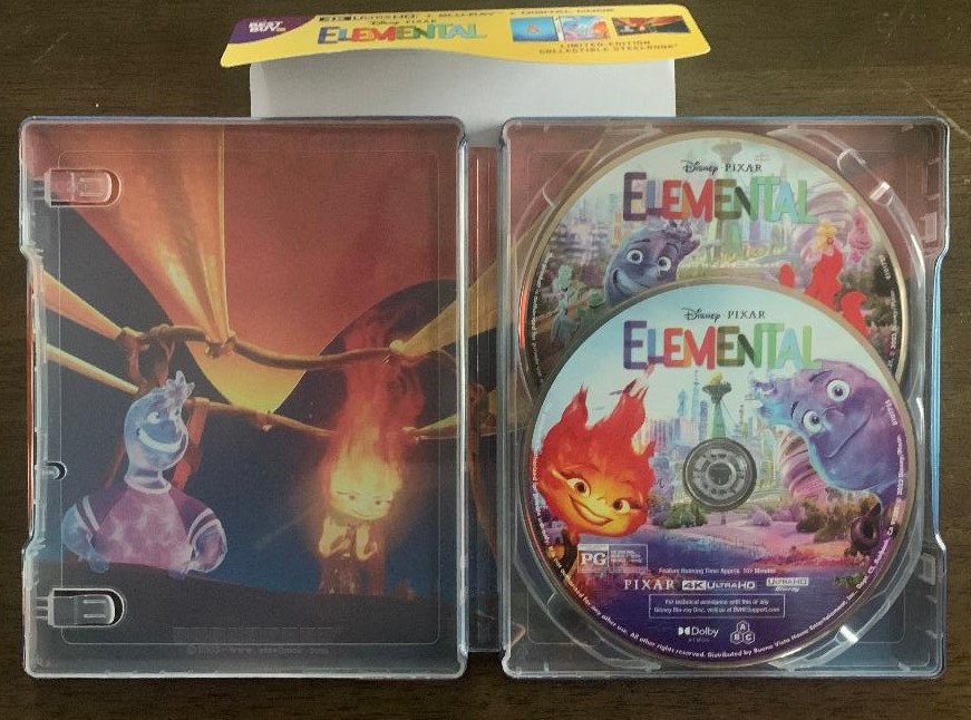 Elemental (Blu-ray SteelBook) (FNAC Exclusive) [France]  Hi-Def Ninja -  Pop Culture - Movie Collectible Community