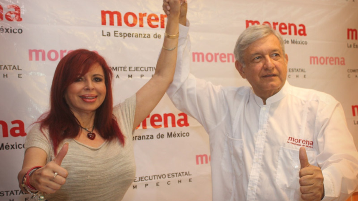 Layda Sansores enfrentó fraudes y actos autoridades, pero llegó a gobernadora: AMLO