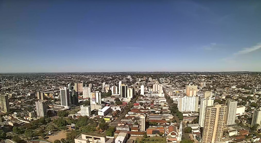 Campo Grande nesta manhã de domingo
