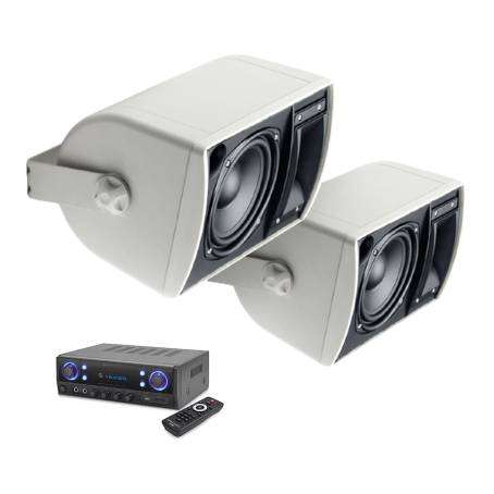 Sam's Club: BOCINAS CON AMPLI BLUETOOTH PARA EXTERIORES KLIPSCH/BOSTON ACOUSTICS 
