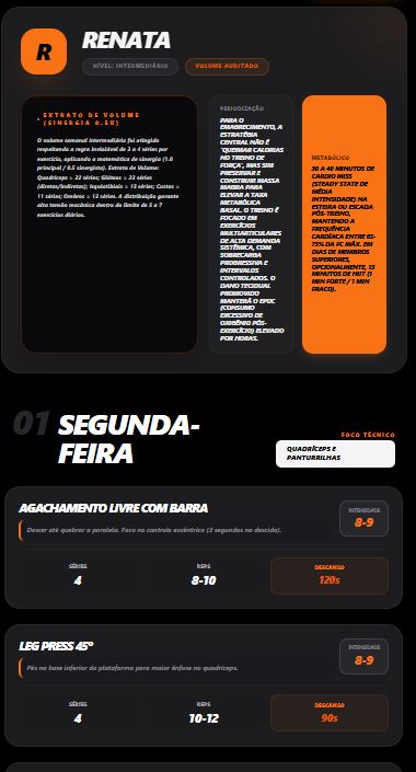 Planilha de Treino Personalizada