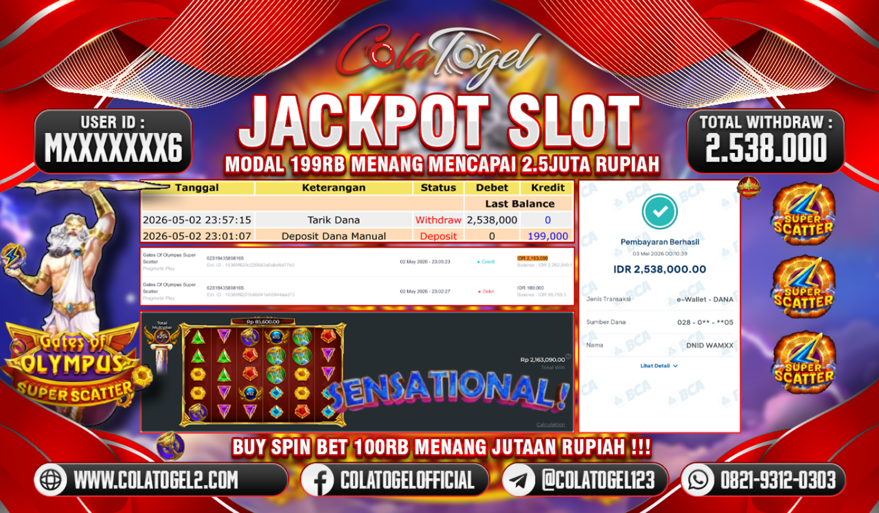JACKPOT SLOT GACOR!!