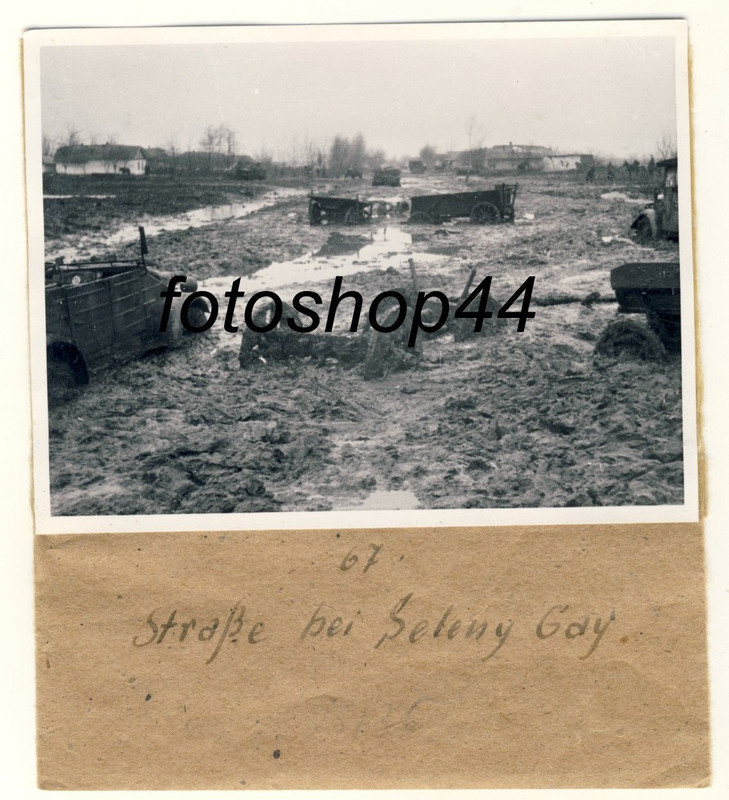 WH PKW VW Kübelwagen Schlamm Russland