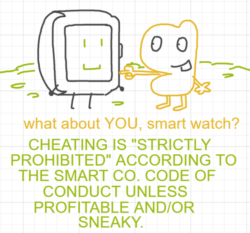 A panel from The Prime Number Few, episode eight of the Board Boards object show by Furretwalk/WalkingFurret.