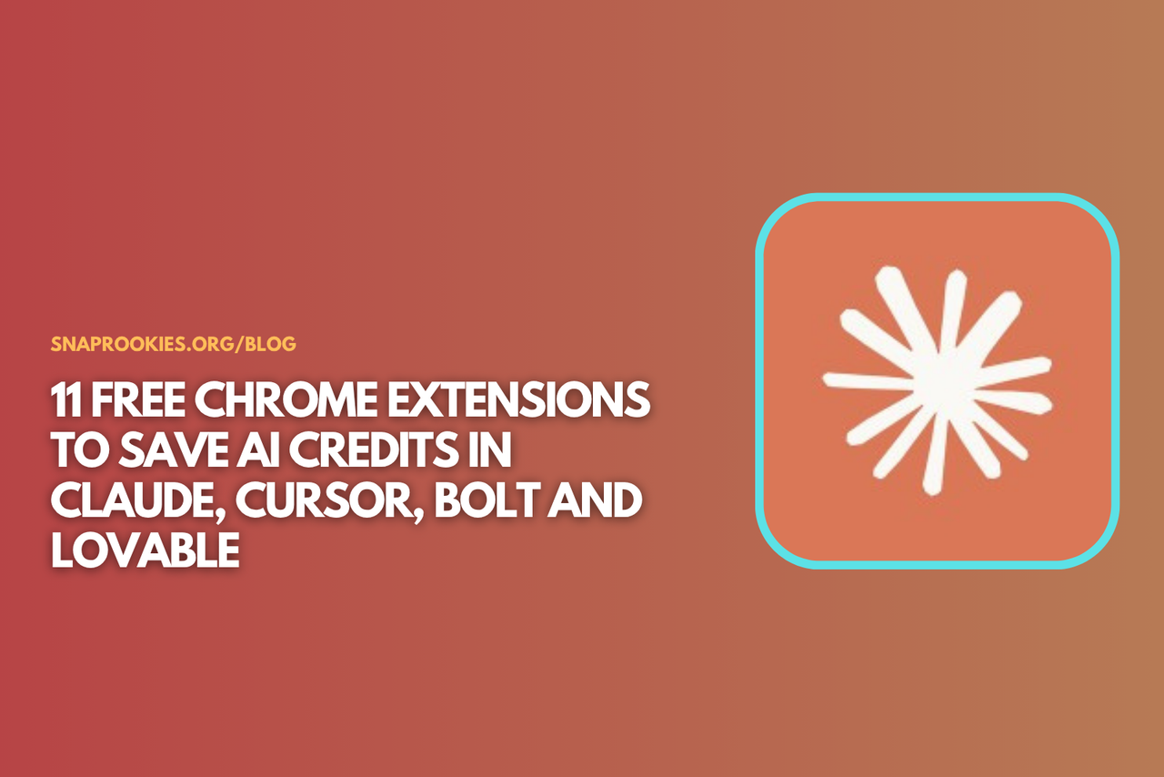 11 Free Chrome Extensions to Save AI Credits in Claude, Cursor, Bolt and Lovable