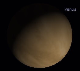 Himmelsbeobachtungen Venus-stellarium