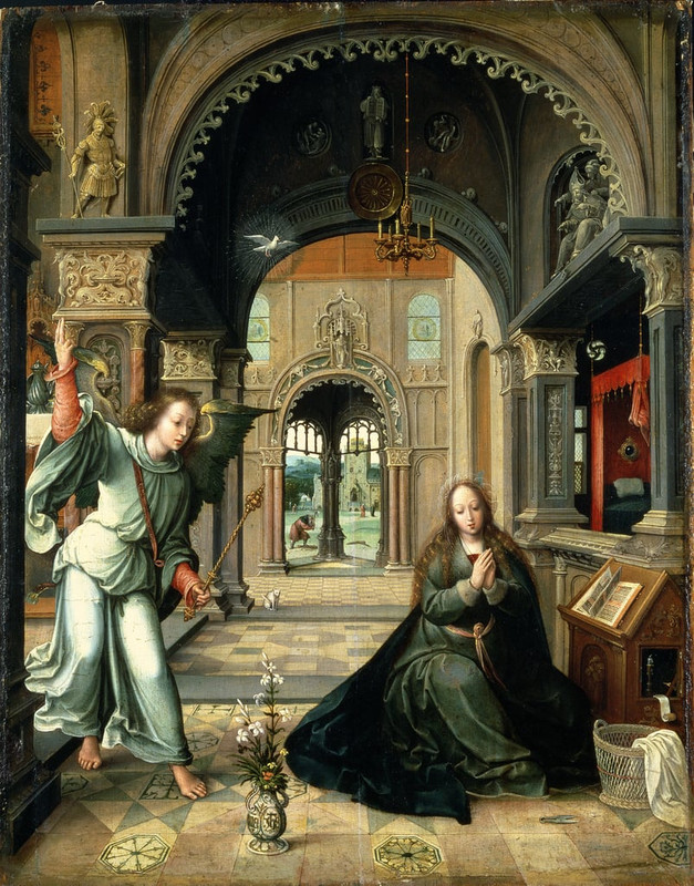 Bernard-van-Orley-The-Annunciation-early-16th-century-Meister-Drucke-57831