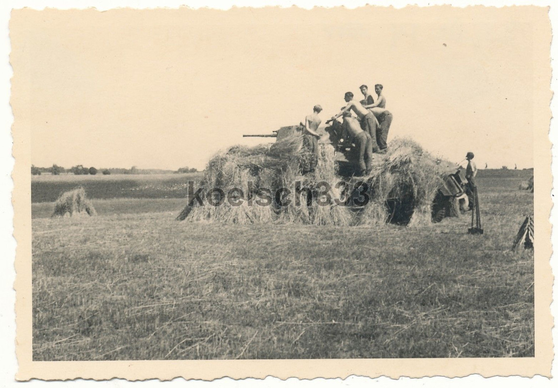 1944 Panzerspähwagen Rad Panzer Tarnung 256. Vol