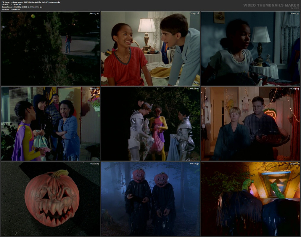 Goosebumps S02E10 Attack of the Jack-O'-Lanterns.mkv