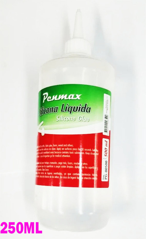 Silicona líquida 250 ml pegamento para artesanías y manualidades