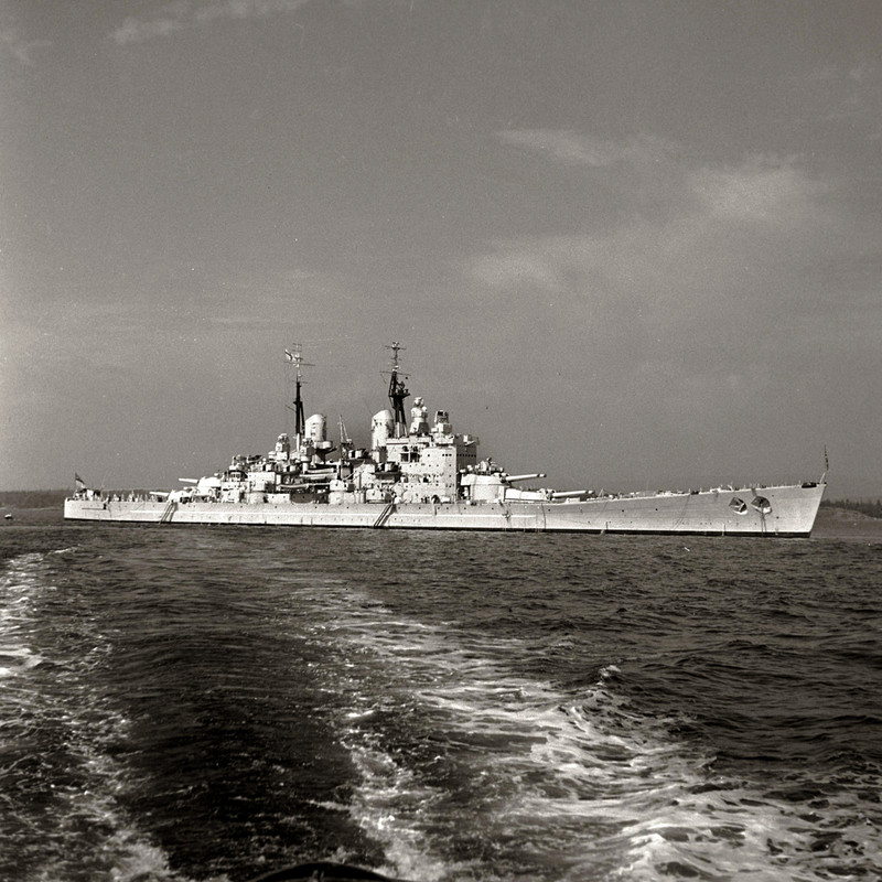 HMS Vanguard в Осло 21.06.1954-3