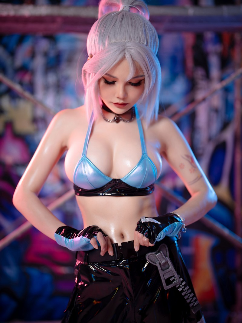 Joyce Lin2x Jett Cosplay Valorant 写真 44P插图4