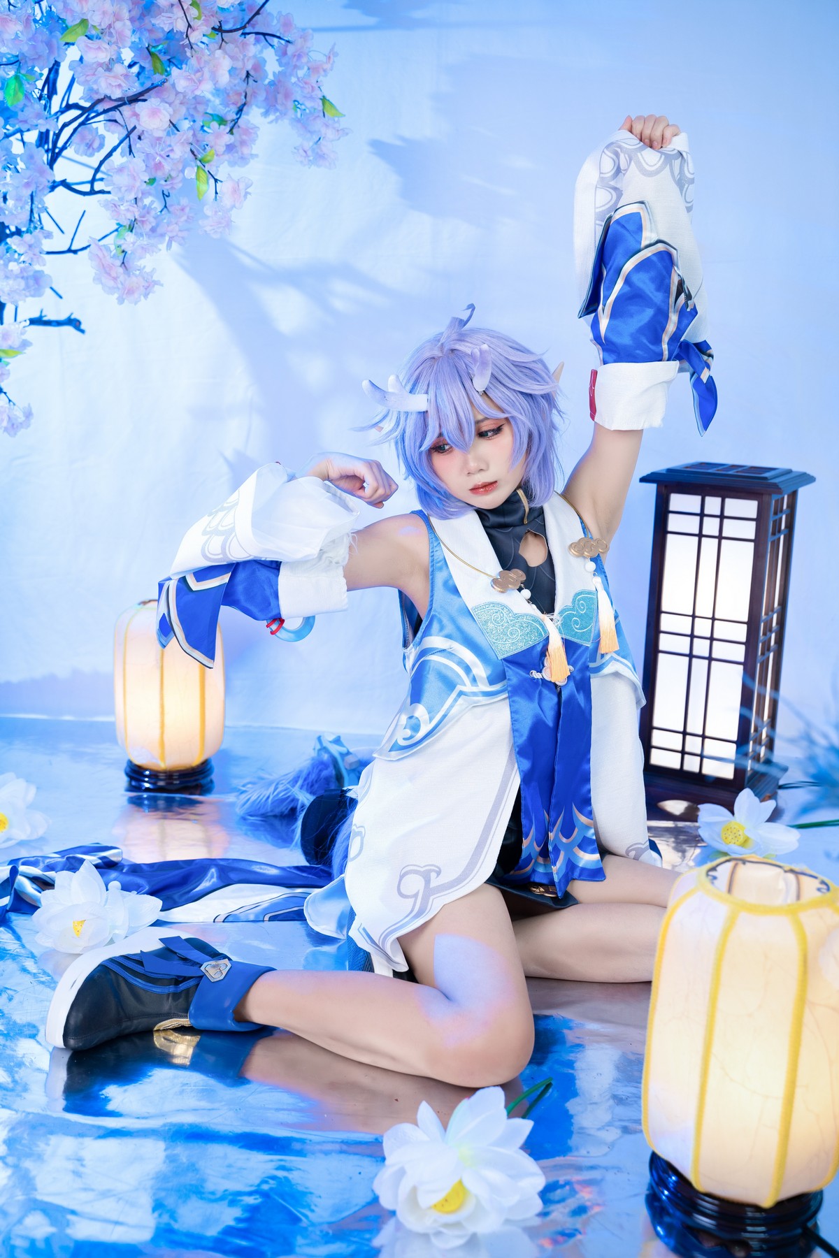 PoppaChan Bailu Cosplay Deluxe (Honkai Star Rail) – 155 Photos 12 Videos 459MB插图8