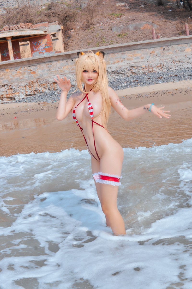 Joyce Lin2x Nero Claudius Lion Cosplay Fate 写真 48P+1V插图6