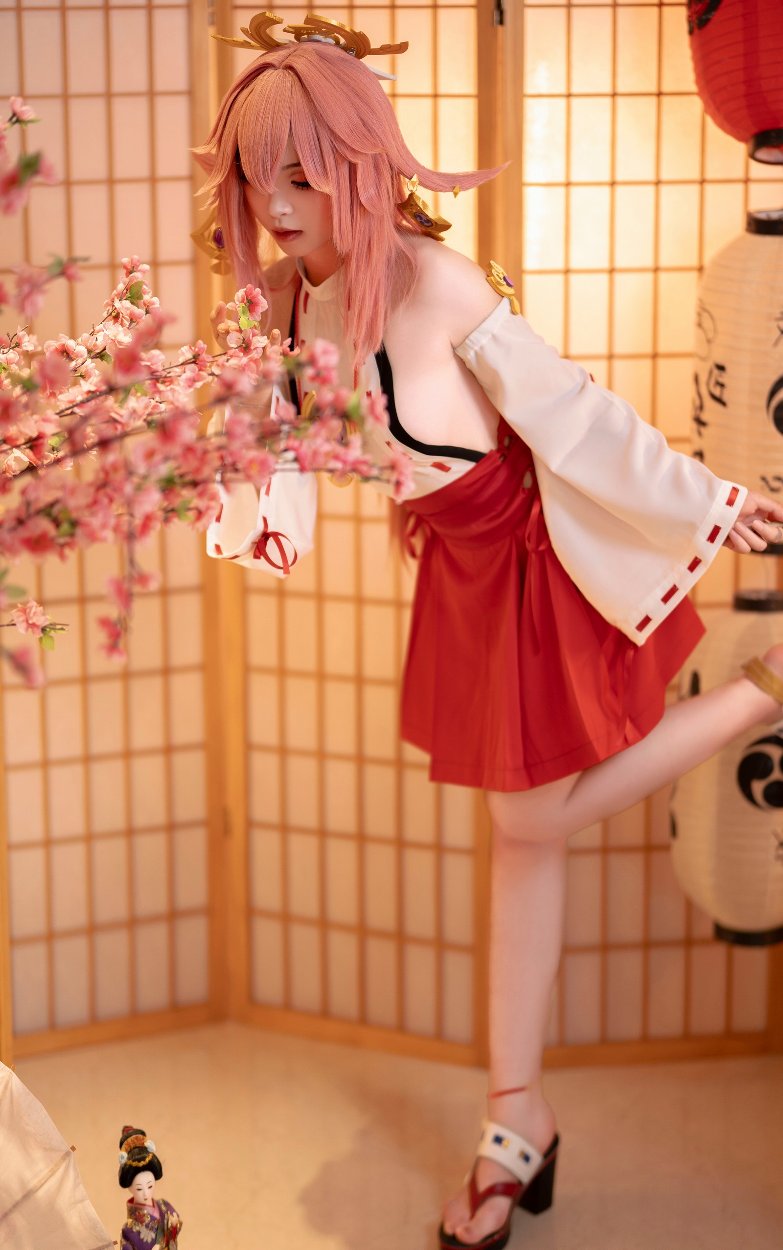 Bangni邦尼 – 八重神子 Cosplay 高清写真集（99P-782MB）原神主题插图8