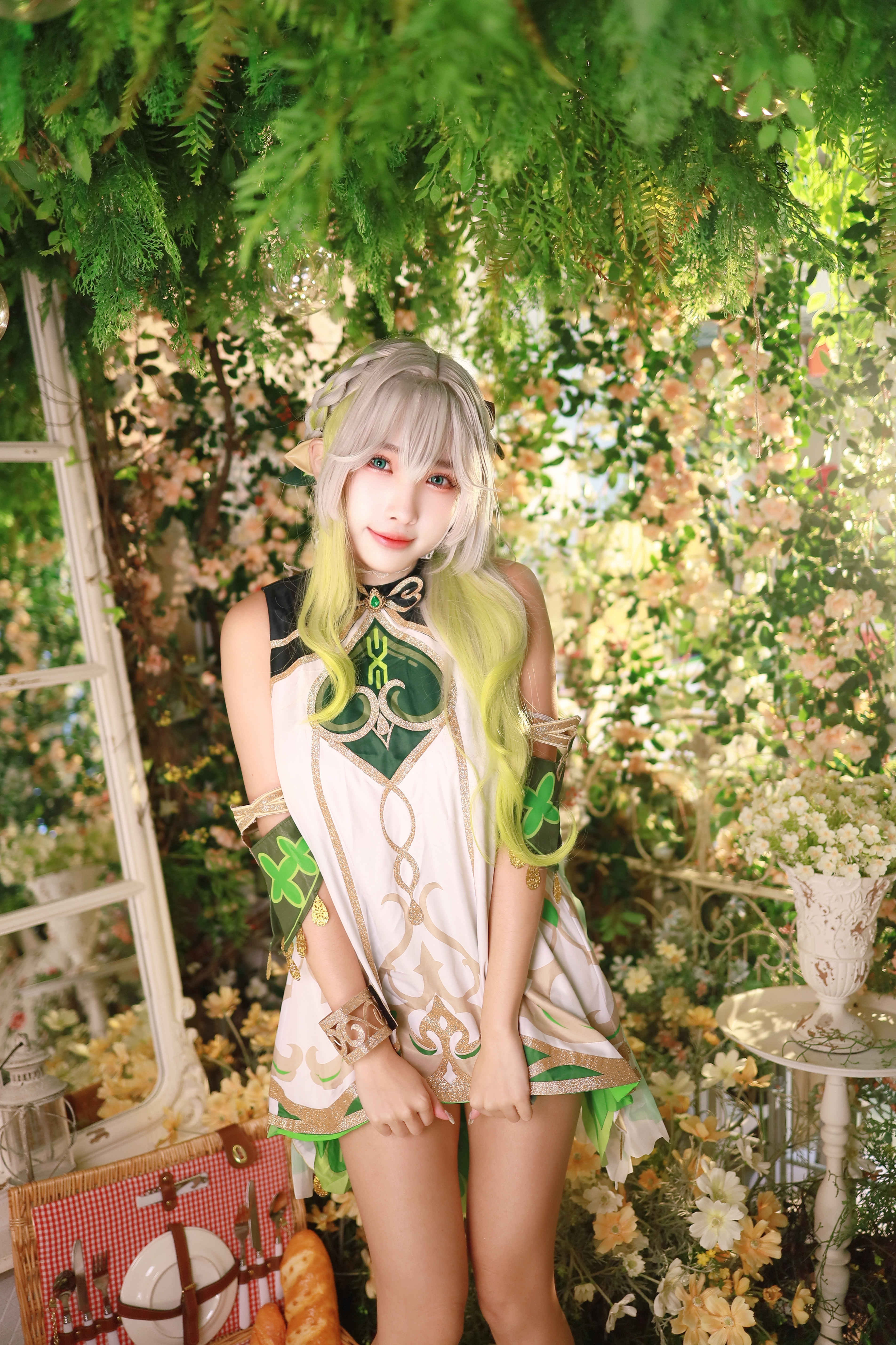 落落Raku 纳西妲 Nahida 原神 Cosplay 写真 53P+1V插图4