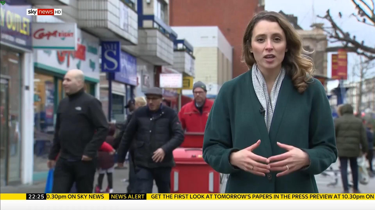 26 January - 22.00.00 - Sky News At 10. Anna Jones with the main