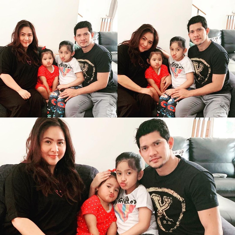 Audy Item, Iko Uwais, dan kedua putrinya