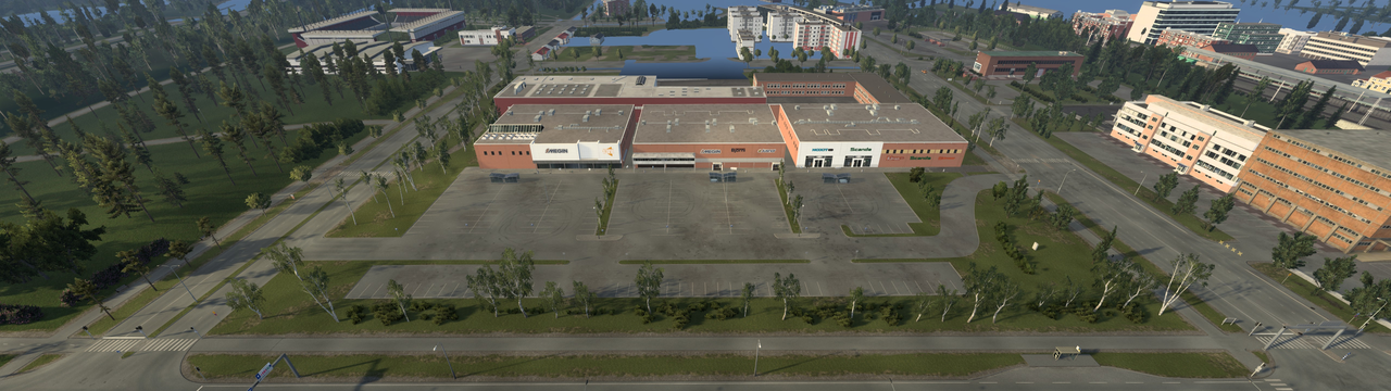Supermarket Car Park