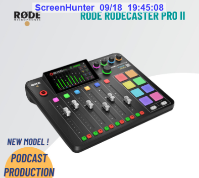 jual Rode Caster Pro II Rodecaster Pro 2 Podcast Production Studio harga spesifikasi