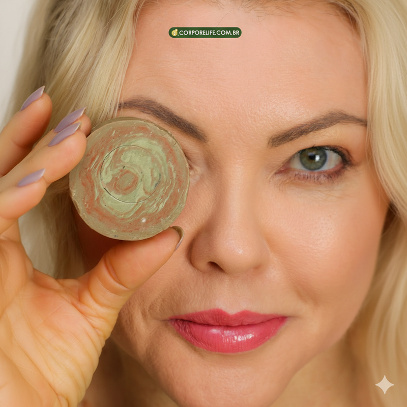 Modelo usando Face Bar Corpore Life