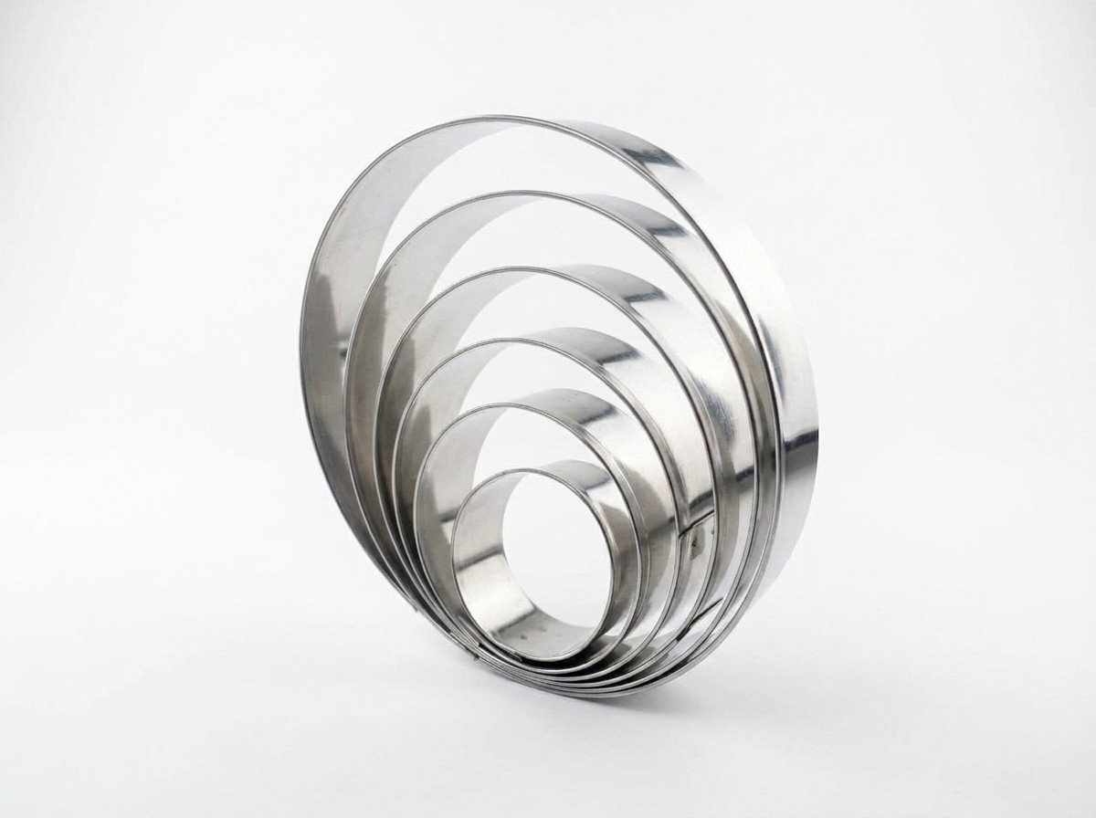 Molde Cortador En Acero Base Circular  Para Decoración De Tortas