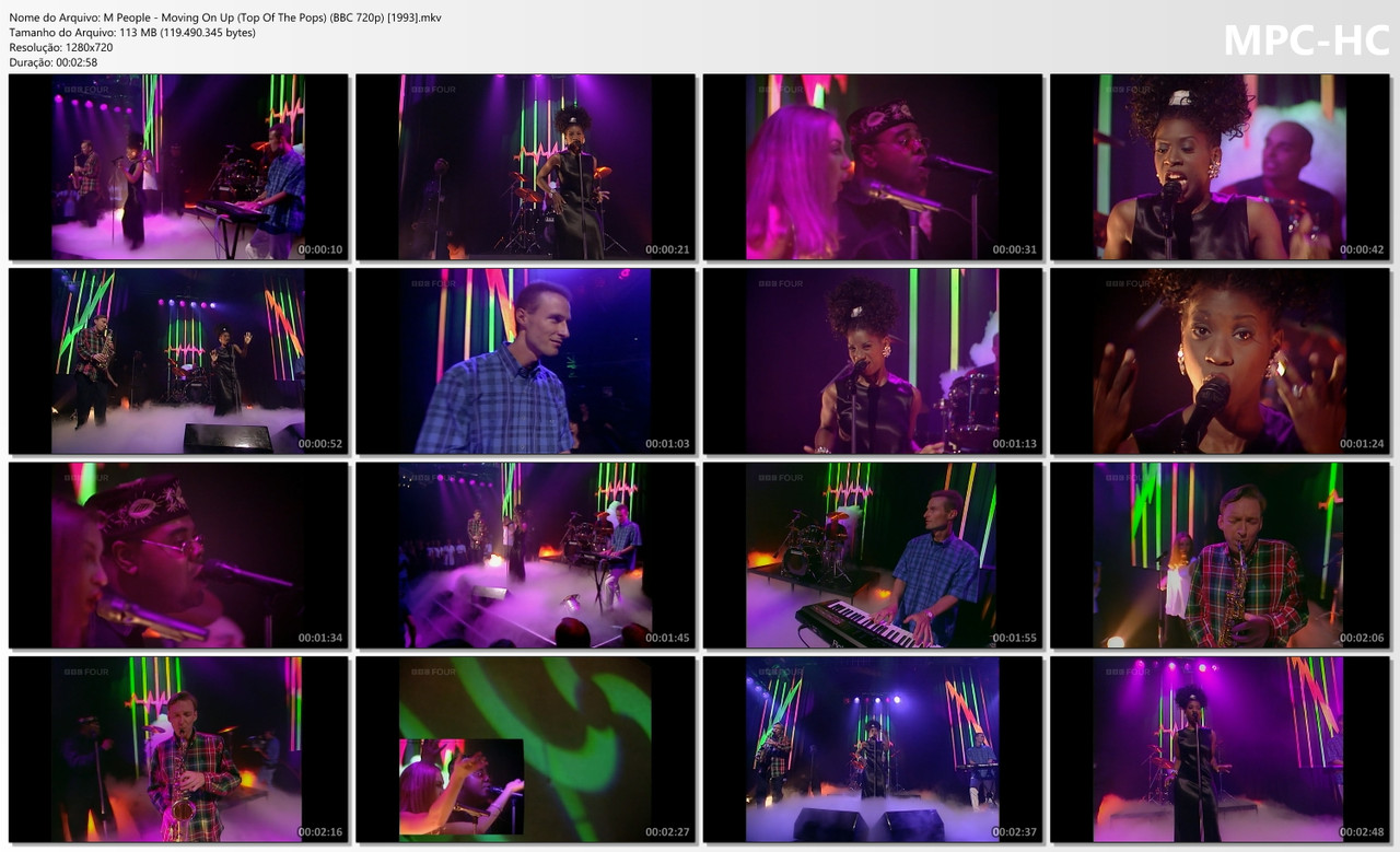 M People - Moving On Up (Top Of The Pops) (BBC HD 720p) [23.09.1993]