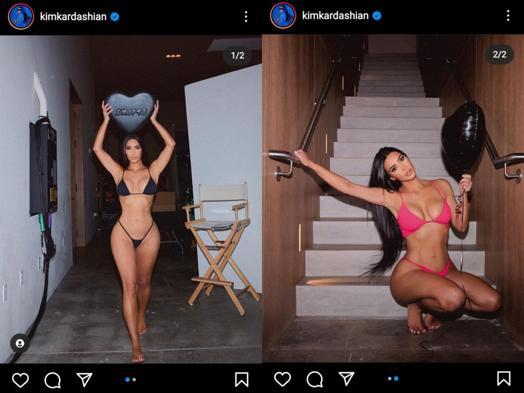 Kim Kardashian roba suspiros al modelar diminutos bikinis en Instagram