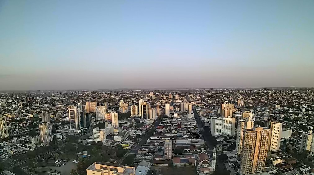 Campo Grande nesta manhã de quarta-feira