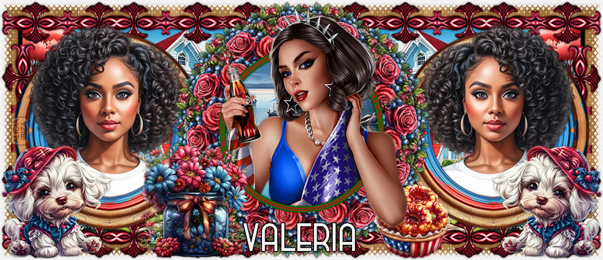 America 4th July valeria