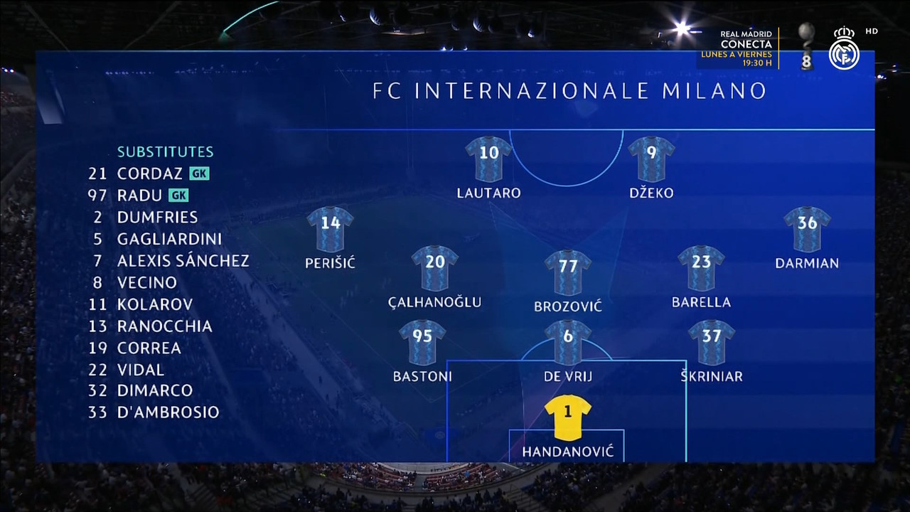 Champions League 2021/2022 - Grupo D - J1 - Inter de Milán Vs. Real Madrid (1080i) (Castellano) 1