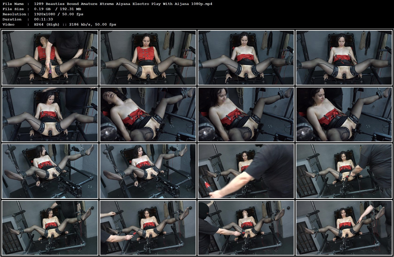 1289 Beauties Bound Amature Xtreme Aiyana Electro Play With Aijana 1080p mp4