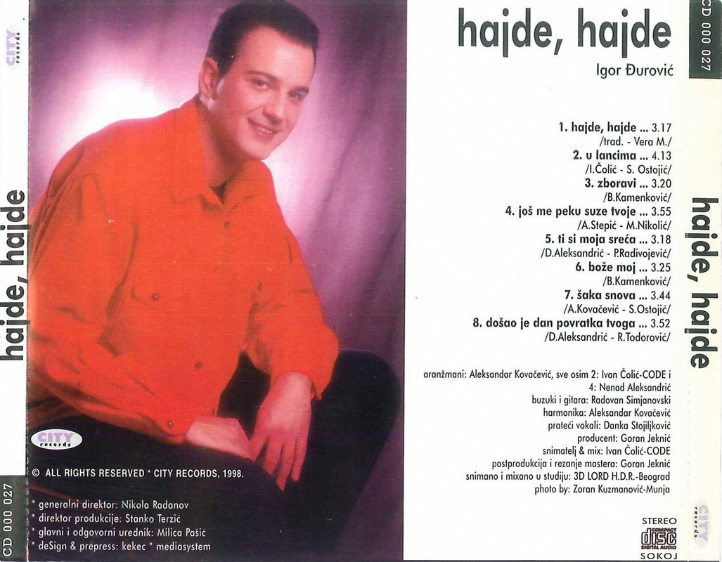 Igor Djurovic 1998 Zadnja