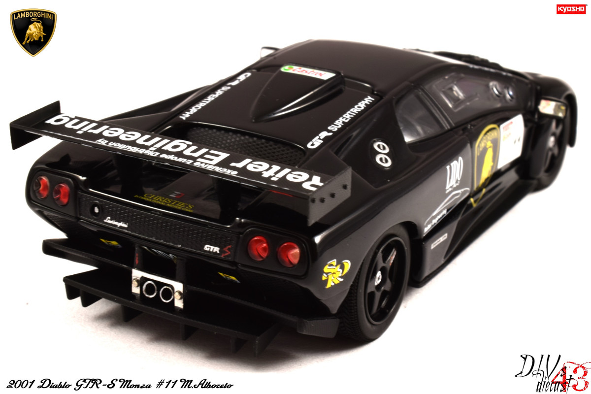 Diablo GTR-S Monza #11 M.Alboreto Black Kyosho (5)