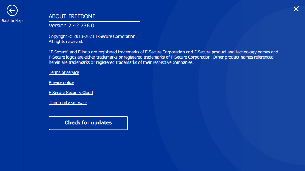 F-secure Freedome VPN V2.42.736.0 2021-06-14-11-14-34