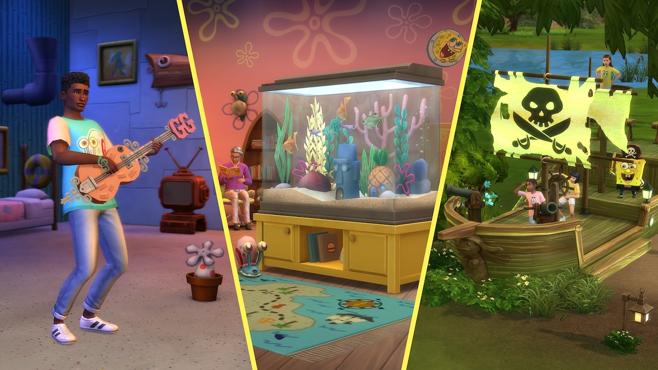 Los Sims 4 se sumergen en travesuras náuticas con Bob Esponja