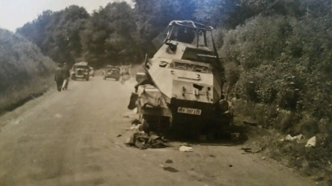Original Foto Panzer Panzerspähwagen Sd.Kfz.232 