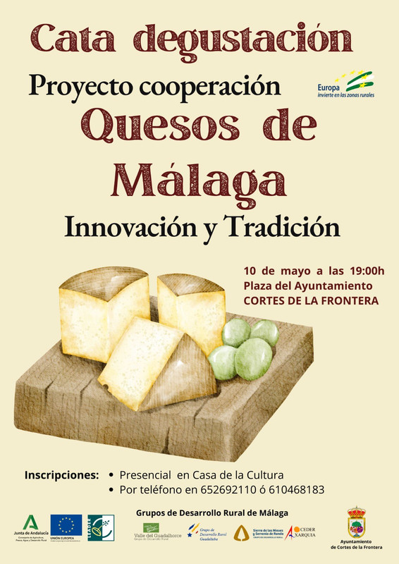 Degustación de quesos de Málaga