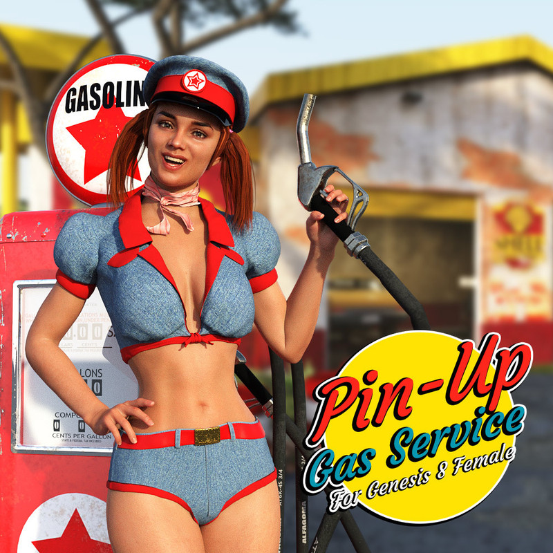 Pin-Up Gas Service for G8F Pin-Up Gas Service for G8F