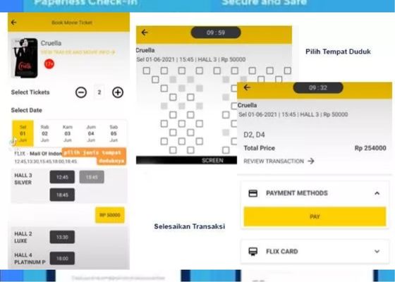 Cara Pesan Tiket Flix Cinema