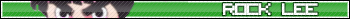 Naruto Rock Lee userbar